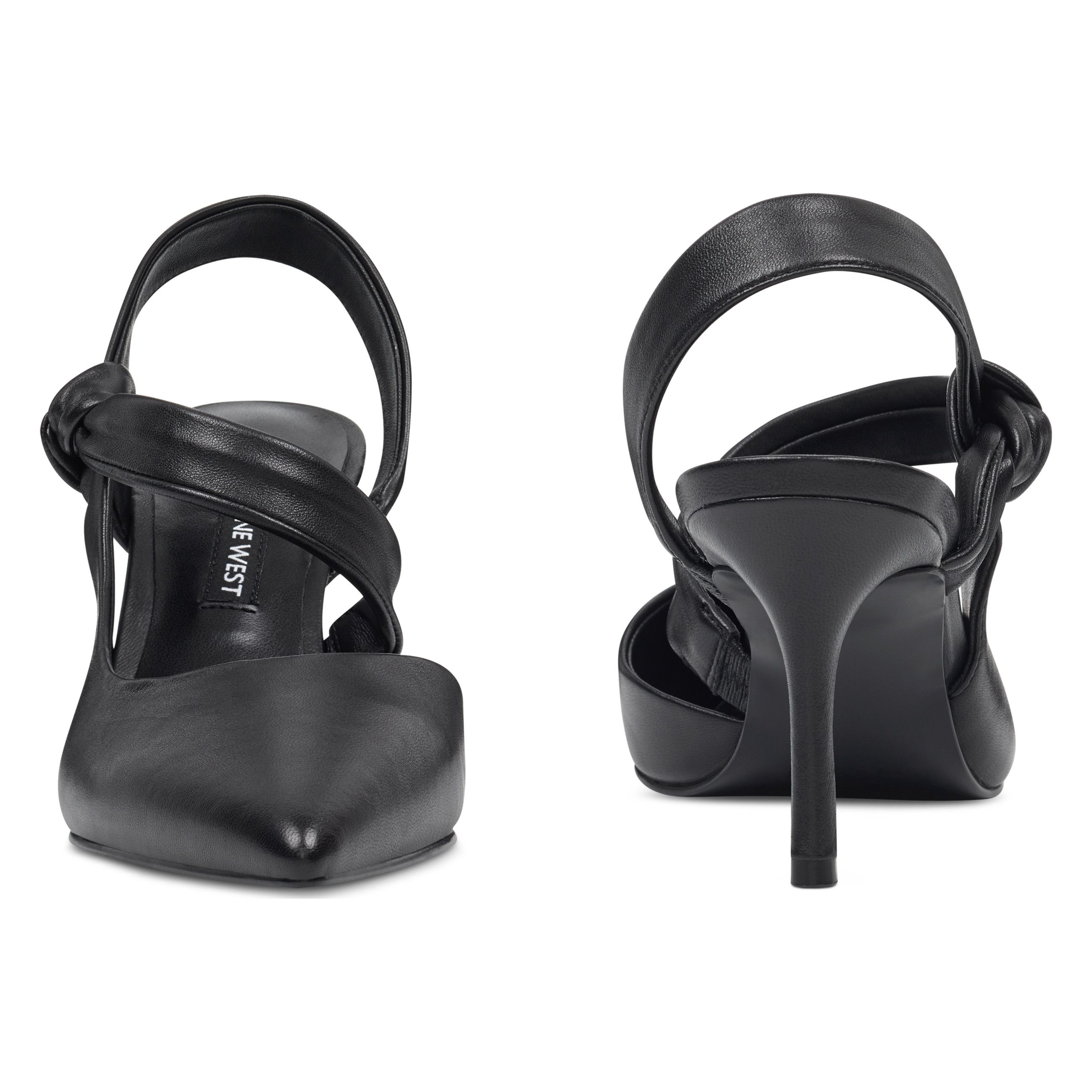 mamelu knotted slingback pumps