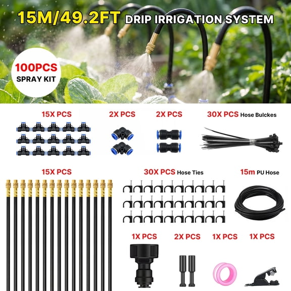 100pcs Automatic Drip Irrigation System