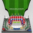 thumbnail image 2 of Camp Nou Stadium Diamond Block Building Set – 2,436 Pieces Micro-Brick FC Barcelona Football Stadium Model Kit, Architecture Collectible Display for Adults & Teens Age 14+, 2 of 8