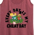 thumbnail image 3 of Hey Arnold! - Cheat Day - Women's Racerback Tank Top, 3 of 5