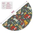 thumbnail image 3 of Sikiie Cute Animal Forest 30-48 inches {designName} Print Christmas Tree Skirt Snowman Xmas Tree Skirt with Edge Christmas Decorations for Holiday Party30", 3 of 7