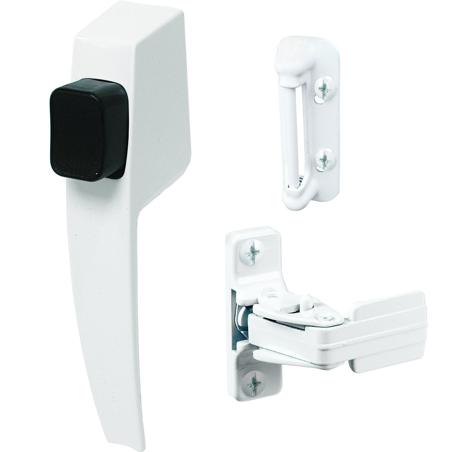 K 5145 Screen Storm Door Latch Set Diecast Construction White