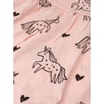thumbnail image 5 of Wrapables Girls Casual Print Cotton Dress, 5T, Unicorn, 5 of 5