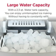 Frigidaire 26 lb. Bullet Ice Maker, Countertop Ice Machine with LED Control Panel, Black Stainless Steel