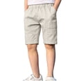 thumbnail image 1 of Pantalones de Natación para Niños Pequeños Verano Sólido Elástico Cintura Pantalones de Playa Bolsillo Pantalones Deportivos Casuales para Niños, 1 of 8