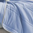 thumbnail image 6 of Summer Cooling Quilt 59x39 in, Lightweight Washable Polyester Fiber Comforter for Hot Sleepers, Breathable Thin Blanket for Bed Couch Office and Travel Use All Season Long, 6 of 6