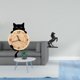 thumbnail image 2 of Reloj de pared,Reloj de pared decorativo para baño o dormitorio,Reloj de pared para gatos silencioso,sin tictac,ideal para regalar.,Estatua de caballo,Estatua de caballo,escultura decorativa, 2 of 8