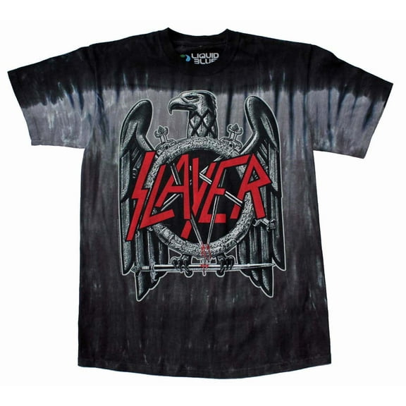 Men's Slayer Eagle Tie Dye T-shirt Small Multi