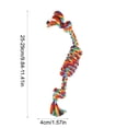 thumbnail image 3 of Dog Teething Toy String Rope Chew Knot Tug Toy Puppies Small Medium Dogs Oral Cleaning Interactive Fetch Training Boredom Relief Home Play for Daily Chewing Oral Care Tug Toy Interactive Chew Play, 3 of 6