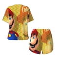 thumbnail image 5 of Lsque Mario Women's Short-Sleeved Pajama Set - 2 Piece Soft and Lightweight Sleepwear Set-4X-Large, 5 of 9