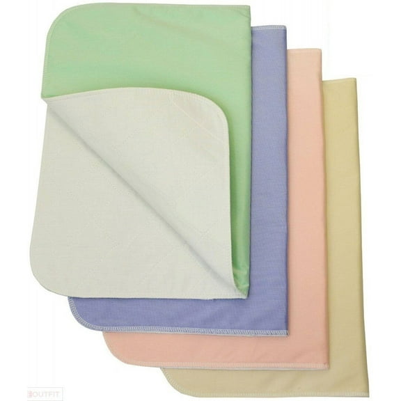 Washable Bed Pads Chair Pads/Incontinence Small Underpad - 18x24-4 Pack
