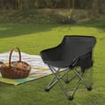 thumbnail image 4 of Silla plegable portátil Macarena para acampar Negro Asiento plegable, 4 of 8