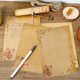 thumbnail image 3 of 48 Sheets of old looking / Vintage Design Paper A5, for vintage invites and letters, Christmas Invitation Card, 3 of 5