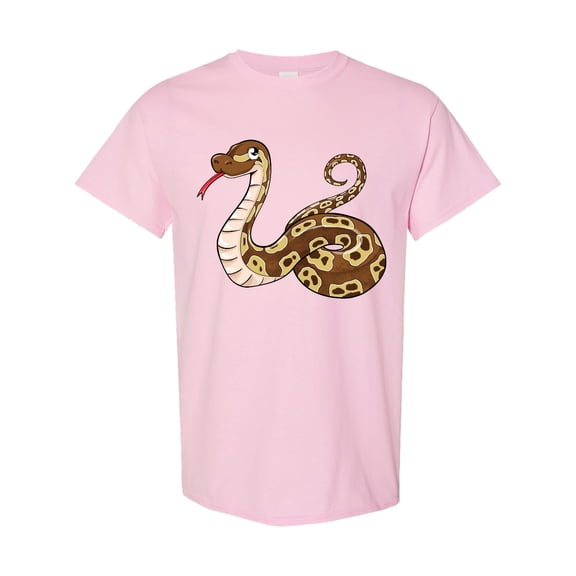 Inktastic Cute and Cuddly Ball Python Snake T-Shirt