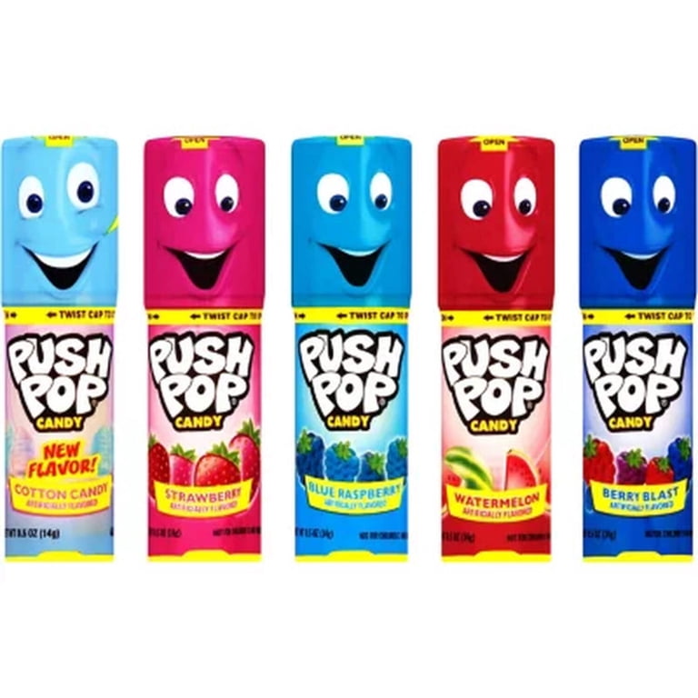 Push Pop Candy Variety Pack, 0.5 Oz., 24 Ct. - Walmart.com