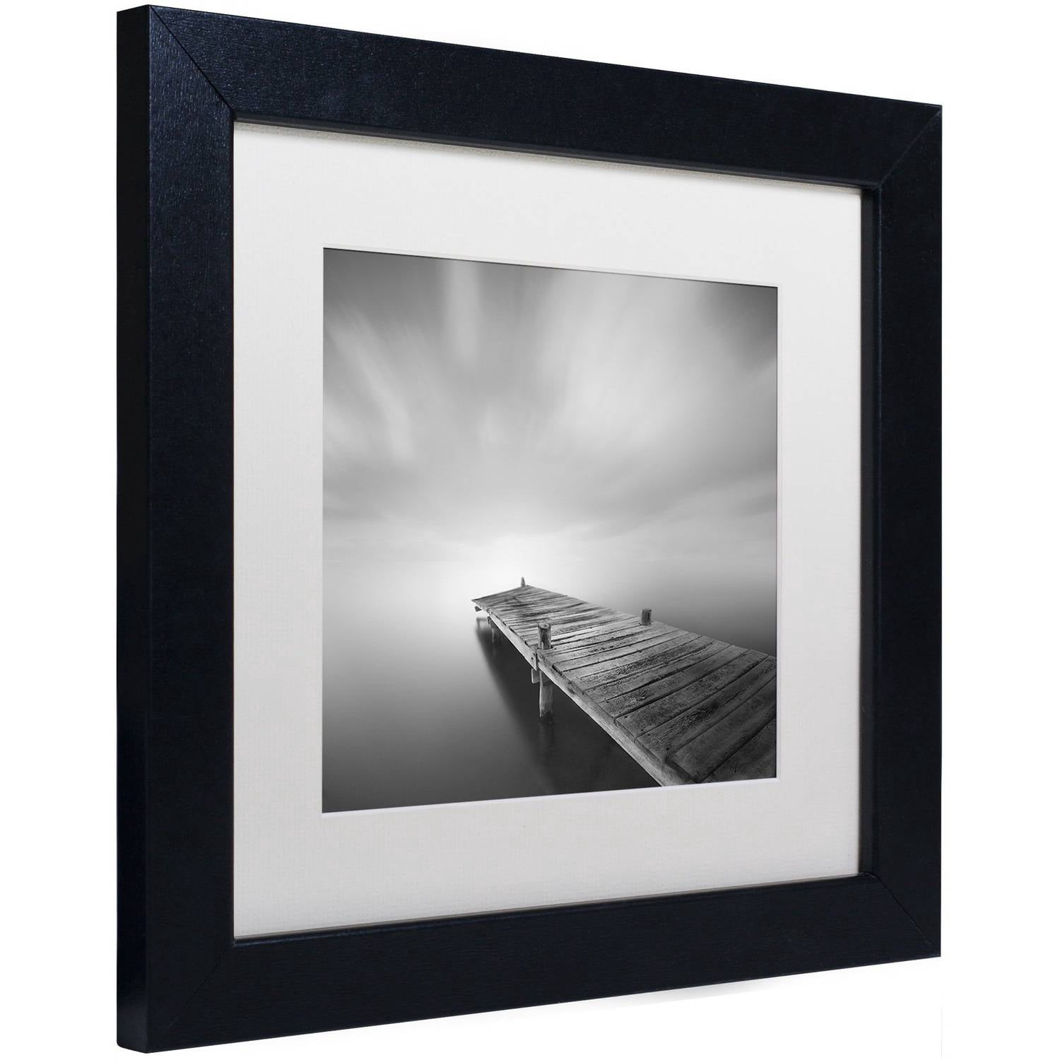 Trademark Fine Art "Destiny IVb" Canvas Art by Moises Levy White Matte, Black Frame
