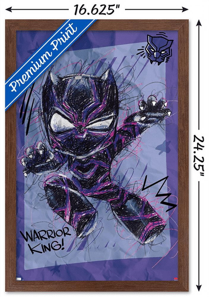 Marvel Black Panther - Scribble