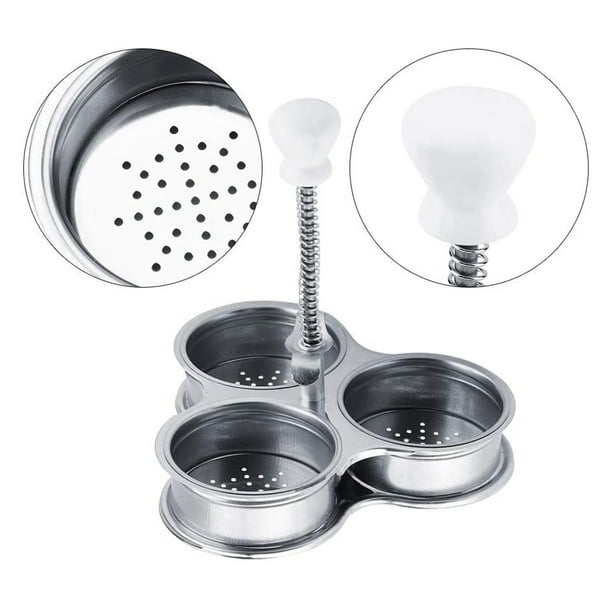 Hervidor De Huevos De Acero Inoxidable De 3 Cuevas Hervidor De Huevos Hervidos Hervidor De Huevos De Acero Inoxidable De 3 Cuevas Hervidor De Huevos Hervidos Para Cocinar Huevos