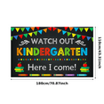 thumbnail image 4 of Colorful Welcome Kindergarten Banner with Balloon Apple Book Crayon Elements Party Backdrop Decorations for First Day School Event Photography Props Kids Party Decor, 4 of 7