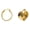 Gold A, variant on Small Chunky Silver Earrings for Women Trendy,Gold Plated Small Hoop Earrings Hypoallergenic Earrings Small Thick Huggie Hoops Earrings for Jewelry Gifts