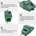 thumbnail image 4 of Medidor de pH del suelo, MS02 3 en 1 Probador de humedad/luz/pH del suelo Kits de herramientas para el cuidado de plantas de jardinería, ideal para jardín, césped, granja, interior y exterior (verde), 4 of 5
