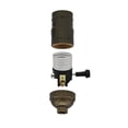 thumbnail image 5 of Creative Hobbies Make a Lamp or Repair Kit - All Essential Hardware, 3 Way Socket, and Matching Electric Cord (Bronze), 5 of 5