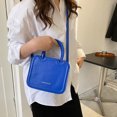 thumbnail image 4 of Mini bolsos cruzados de cuero PU para mujer bolsa cuadrada de Ehuebsd Color sólido con asa superior bolsos de hombro bolso de mano Cartera de viaje 2022, 4 of 8