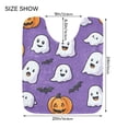 thumbnail image 3 of Yayeee Bath Rugs for Bathroom Floor Non Slip Non Skid Contour Soft Absorbent Halloween Ghosts Purple Machine Washable Mat, 3 of 5