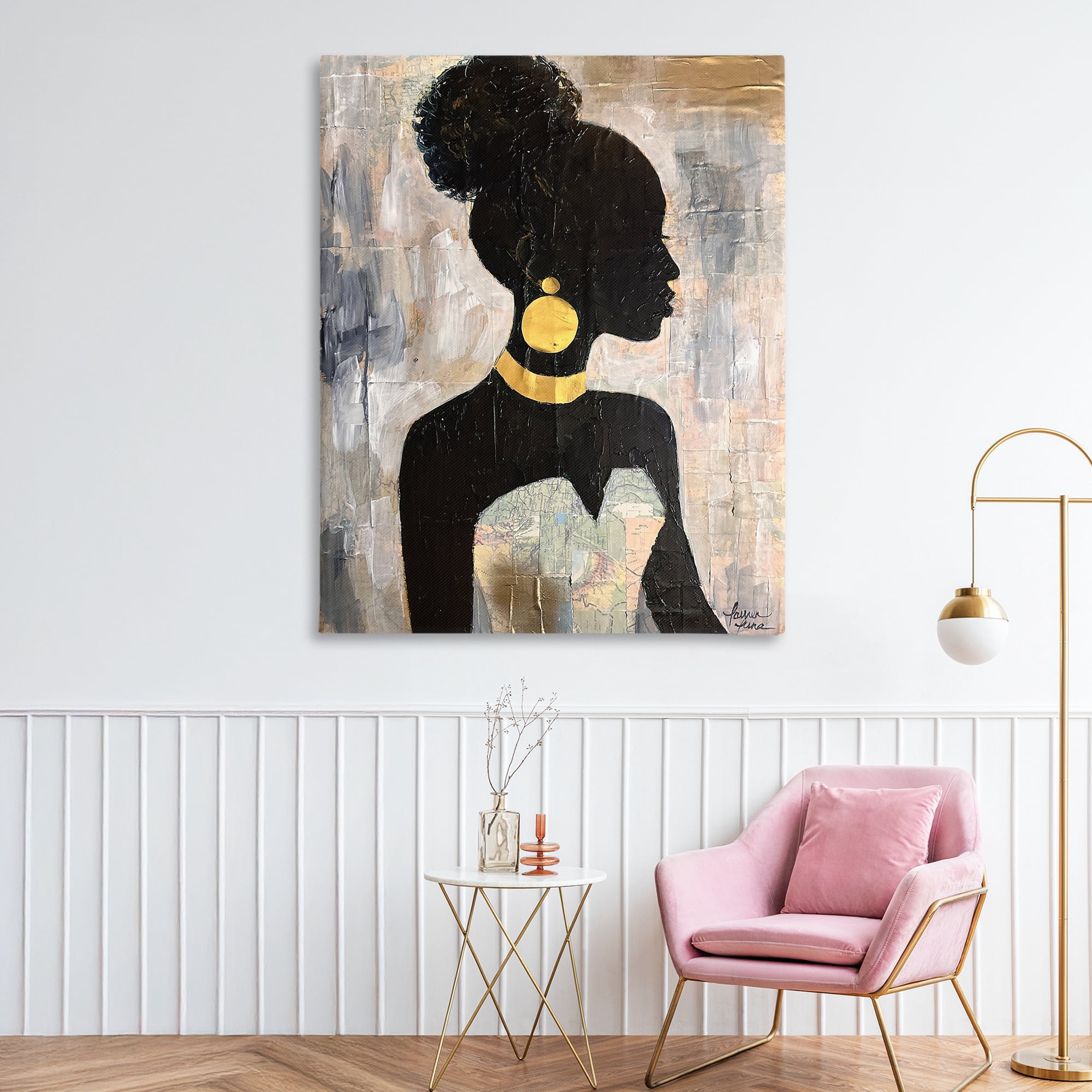 Stupell Industries Elegant Fashion Silhouette Canvas Wall Art, design by Lauren Luna