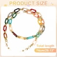 thumbnail image 2 of Acrylic Glasses Chain, Eyeglass Chain Holder Strap Chains, 2 of 5