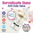 thumbnail image 3 of Set de Biberones NB-cute de Vidrio Anticólico 100ml y 180ml, 3 of 9
