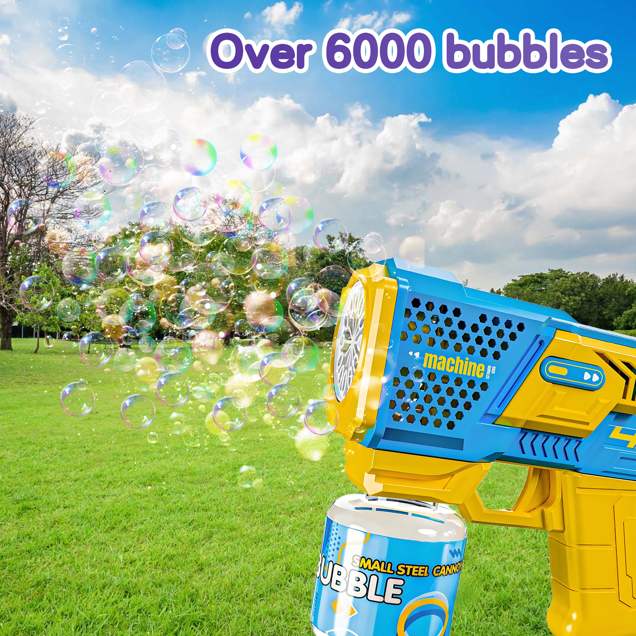 KOPPOP Automatic Bubble Machine with Light-Up Bubbles photo 2