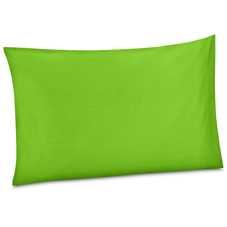 Lime green pillow cases hot sale
