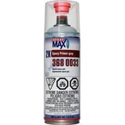 SprayMax Epoxy Primer 2K Coverage 1.2 to 2.4 Square Foot per Gallon - 13.3 Ounce Aerosol Can - Matte Gray