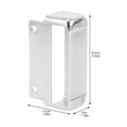thumbnail image 2 of Door Reinforcement Plate Stainless Steel Anti-theft Door Reinforcer Part, 2 of 8