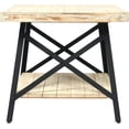 thumbnail image 5 of Emerald Home Chandler Whitewash and Steel Gray 24" Solid Wood Top End Table, 5 of 6