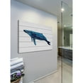 thumbnail image 3 of "Whale Humpback" Painting Print on White Wood, 3 of 7