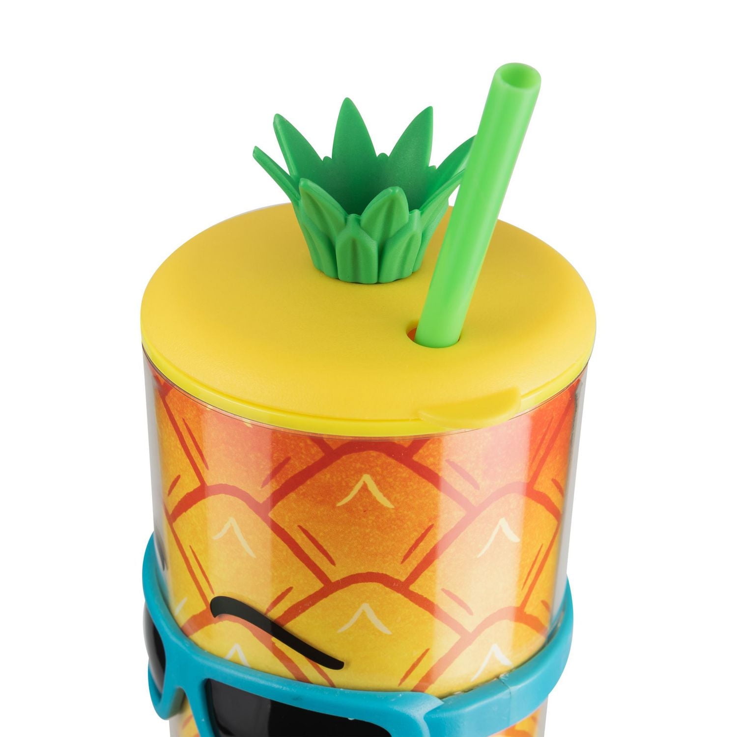 20oz Shady Fruit Pineapple, Sipper<br>Novelty<br>20 Fluid Ounce