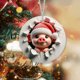 thumbnail image 5 of XWSHYW Decoraciones para El Hogar Colgante Decoración Navideña de Doble Cara Colgante de Decoración de Árbol de Navidad Colgante Decoración de Fiesta Navideña, 5 of 6
