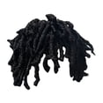 thumbnail image 2 of Easter Dreadlock Wig - Black Wig Dreadlocks Short Hair Hip Hop Over Top Reggaerocker Black High Temperature Wire Wig St. Patrick'S Day, Wedding, Season, Anniversary, 2 of 3