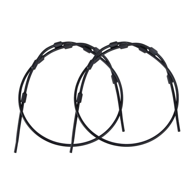 Cables de repuesto para soportes de árboles, Cables de soporte para árboles trepadores, 8 mangas de tope, correa de soporte para árboles, alambre galv 2 paquetes