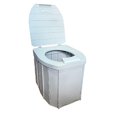 thumbnail image 3 of Colaxi Folding Camping Toilet Portable Toilet for Camping Multipurpose Kids Adults Outdoor Travel Toilet for Fishing Car Accessories Gray, 3 of 10