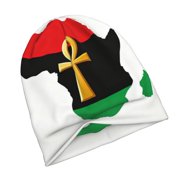 Beanie Hip-Hop Running Beanie Hat Adult Ankh African Colored Africa Skull Cap For Men Women