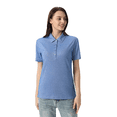 thumbnail image 2 of Zfeel Polo Shirt for Women, Women's Polo, Z8810 Oceanside Heather, Classic Blue Heather, 2XL, 2 of 5