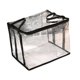 thumbnail image 5 of Organizador de almacenamiento de libros Clear Space Saving PVC Fácil mantenimiento de estantería a prueba de polvo Capacidad espaciosa Bolsa de polvo Negro, 5 of 8