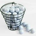 thumbnail image 3 of Bangcool Golf Bucket Portable Metal Golf Container Golf Basket with Top Handle, 3 of 5