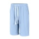 thumbnail image 5 of pstuiky Pantalones cortos de gimnasio para hombre, Pantalones de playa holgados con cordón para hombre, de color liso, informales, a la moda, para hacer ejercicio, 5 of 7