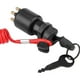 thumbnail image 5 of Speravity Llave del interruptor de encendido con conjunto de bloqueo de cordón de seguridad Reparación de interruptores de encendido de motor Bombillas para automóviles, 5 of 6