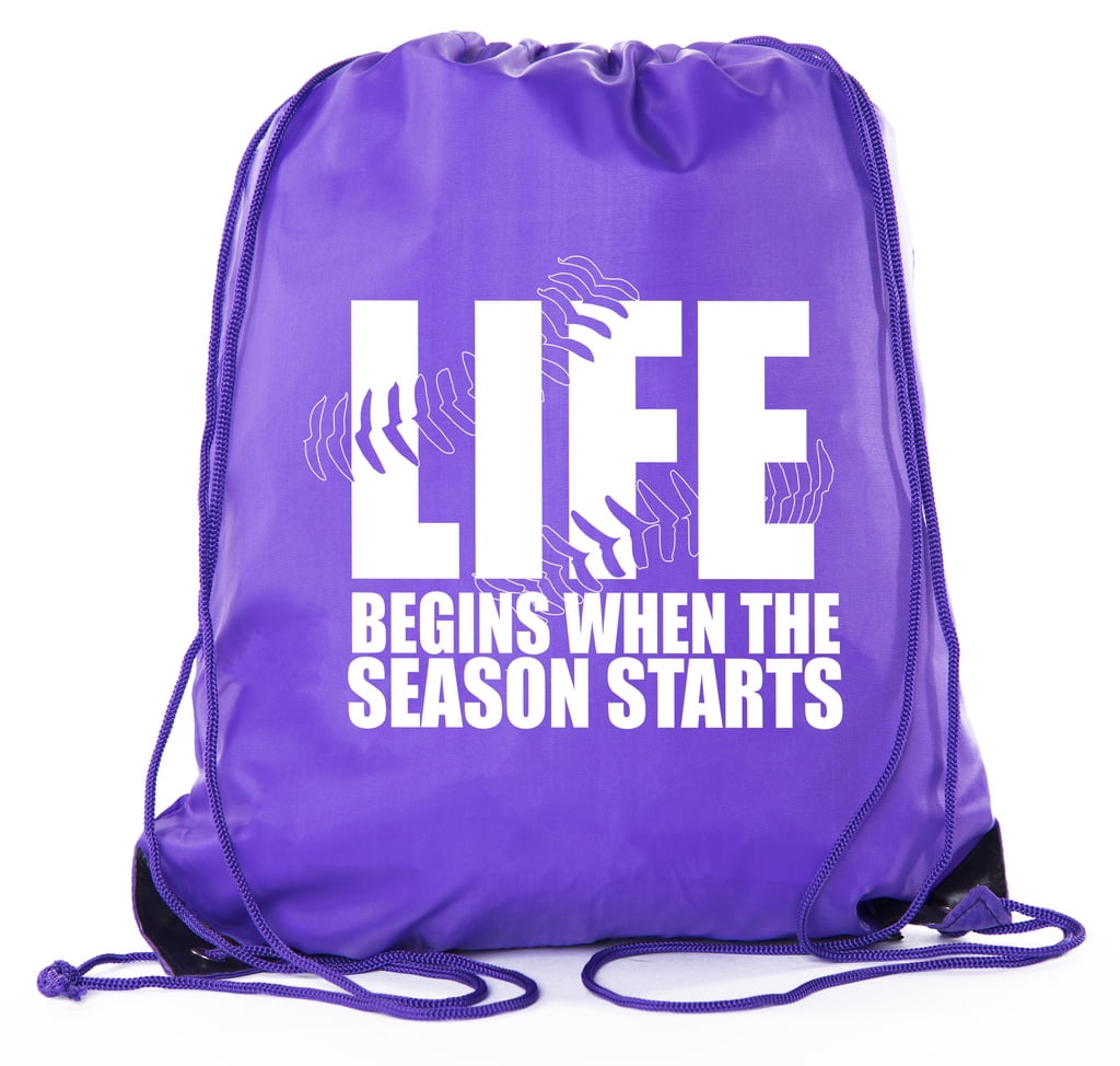 Mato & Hash Ladies Softball Drawstring Bags with 3,6, and 10 Pack Bulk