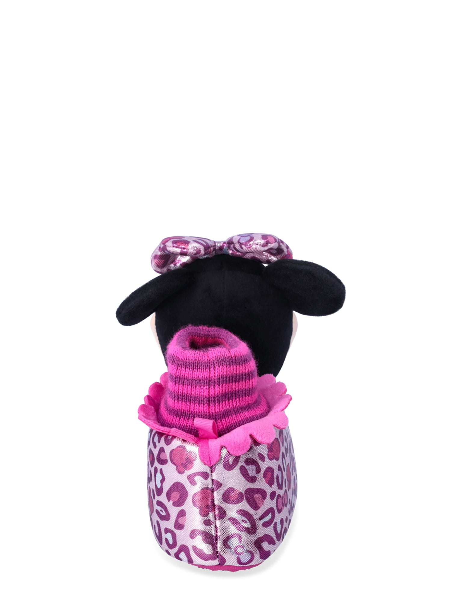 Minnie Mouse Toddler Girls Slippers, Sizes 5/6-11/12